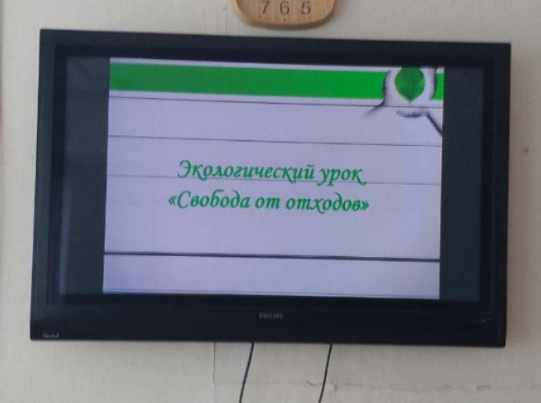 Экологический урок &amp;quot;Свобода от отходов&amp;quot;.